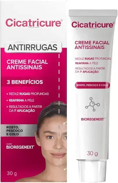 2. Creme Facial Antirrugas 30g - Cicatricure