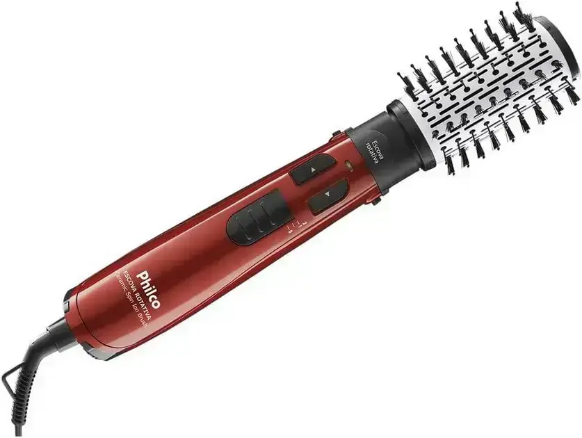 2. Escova Rotativa Ceramic Spin Ion Brush - Philco