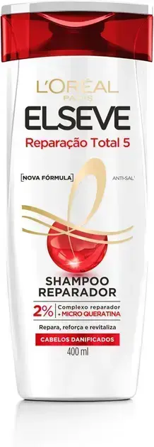 3. Shampoo Reparação Total 5+ 400ml - L'Oréal Paris