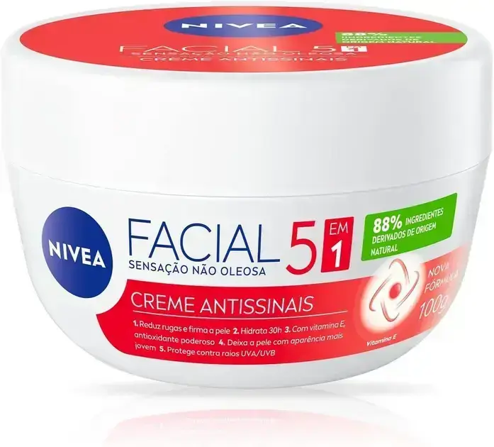 4. Creme Facial Antissinais 100g - NIVEA