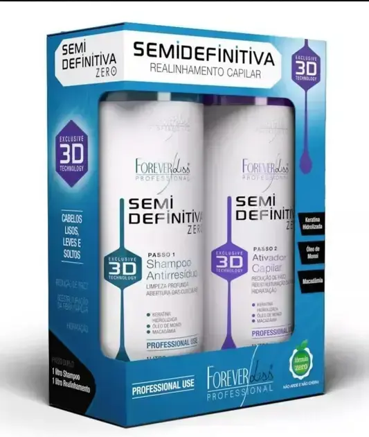 4. Kit Progressiva Semi-Definitiva Zero 2x1L - Forever Liss