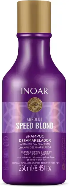 4. Shampoo Speed Blond 240ml - Inoar