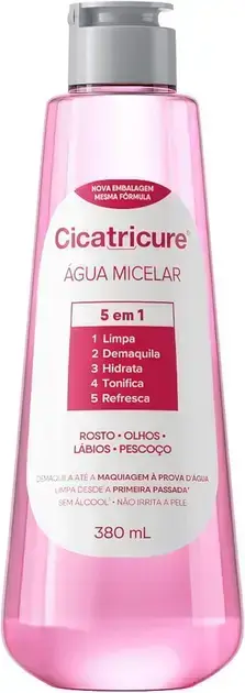 5. Água Micelar Cicatricure 380ml - Cicatricure