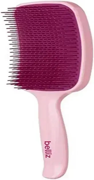 5. Escova Flex Raquete Rosa - Belliz