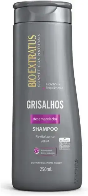 5. Shampoo Grisalhos 250ml - Bio Extratus