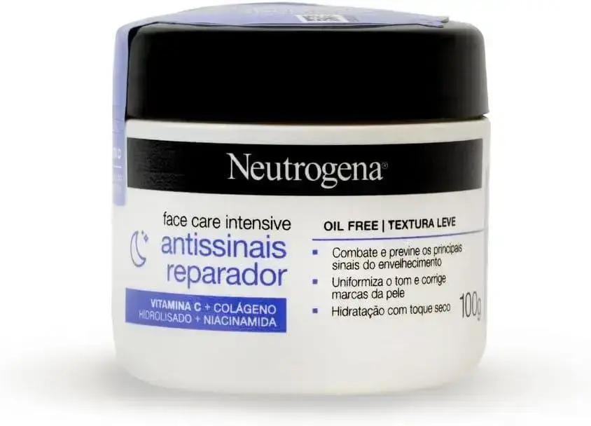 6. Hidratante Facial Antissinais Reparador 100g - Neutrogena