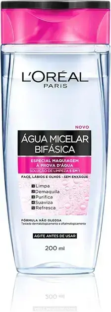 7. Água Micelar Bifásica 200ml - L'Oréal Paris