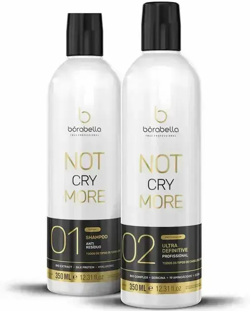 7. Borabella Progressiva Not Cry More Sem Formol 2 x 350ml - Borabella