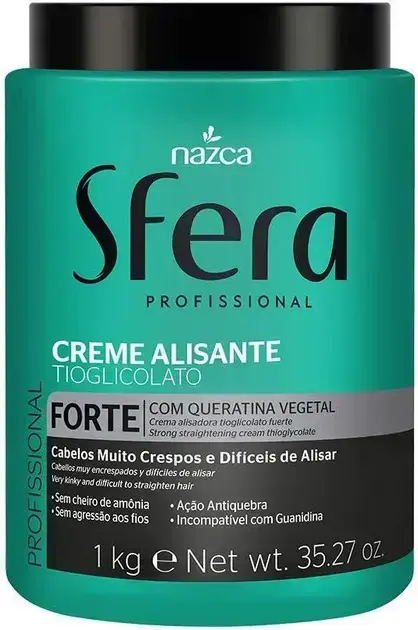 7. Sfera Profissional Creme Alisante Forte 1Kg - Nazca