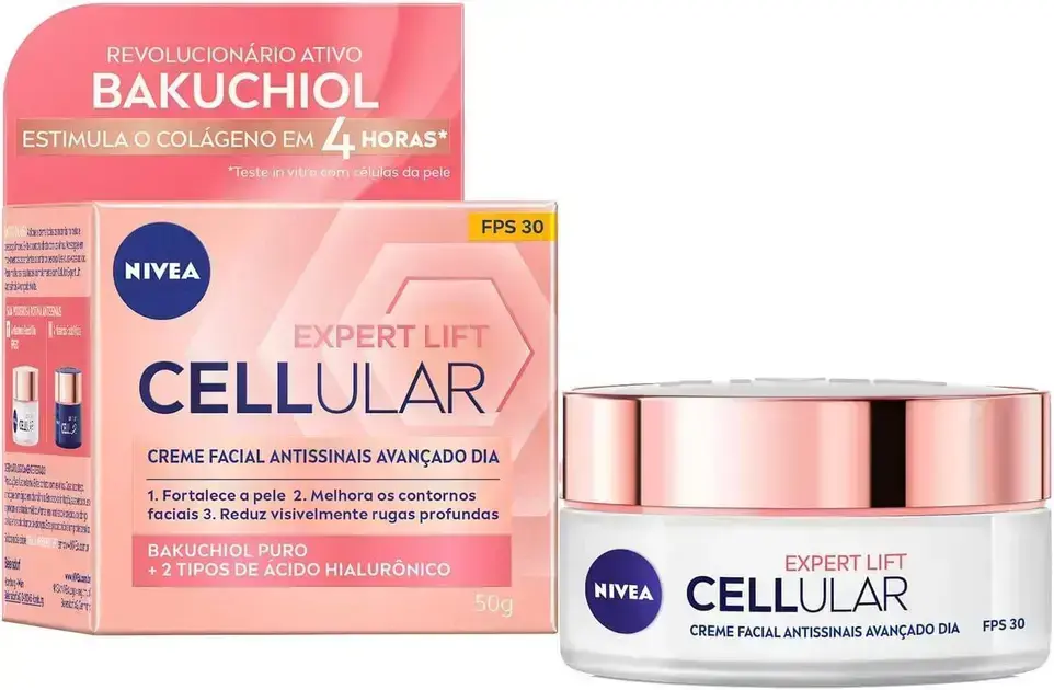 8. Creme Facial Antissinais Cellular Lift Dia FPS 30 50ml - NIVEA