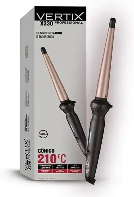 9. Modelador de Cabelo Profissional X330 Cônico - Vertix