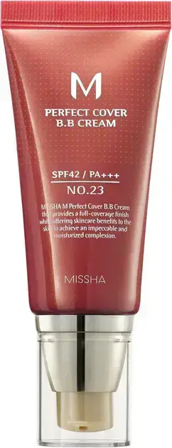 7. BB Cream M Perfect Cover Natural Beige - Missha