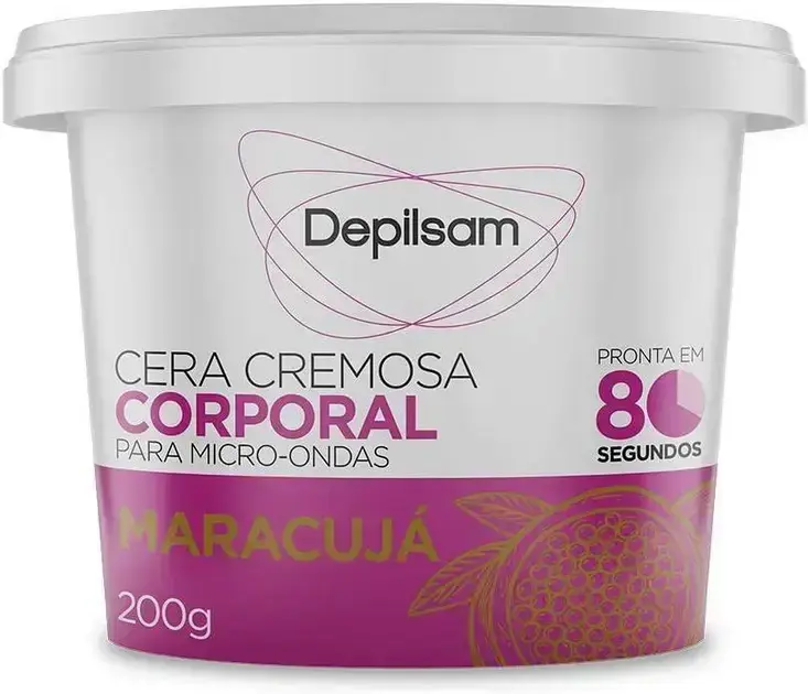 8. Cera Cremosa Para Micro-Ondas Maracujá 200 G - Depilsam